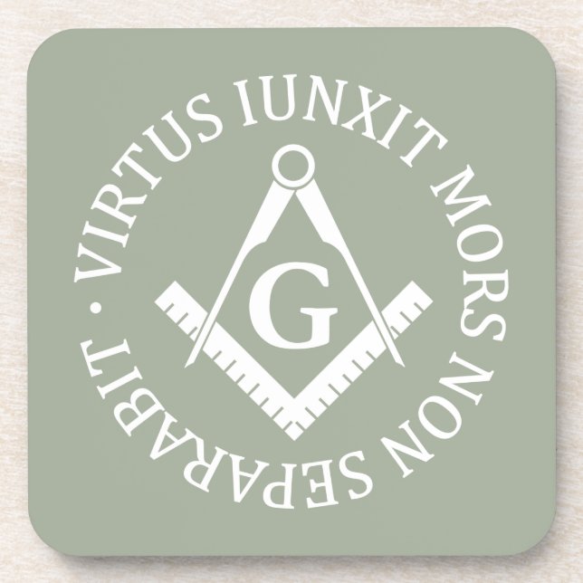 Freemasonry sign coaster (Front)