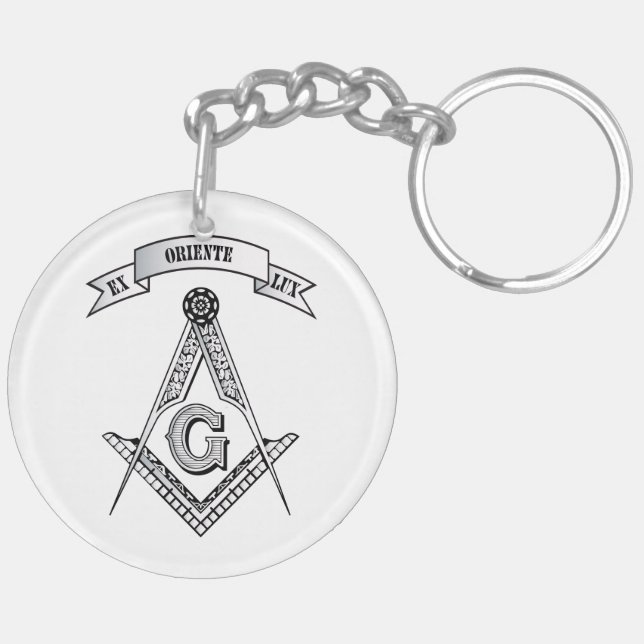 Freemasonry sign key ring (Back Left)