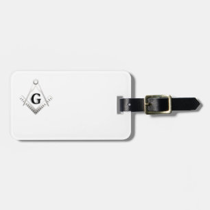 Freemasonry sign luggage tag