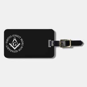 Freemasonry sign luggage tag