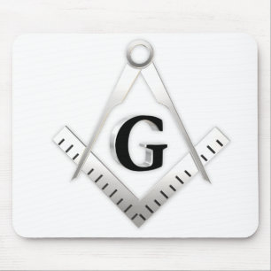 Freemasonry sign mouse pad