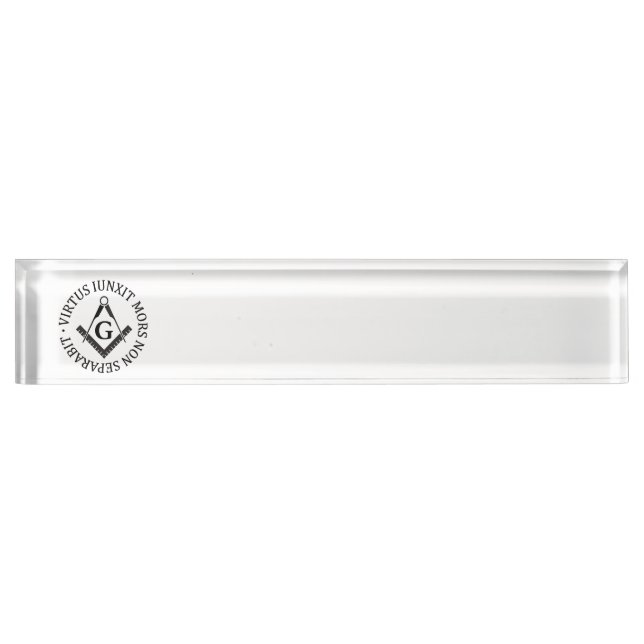 Freemasonry sign nameplate (Front)