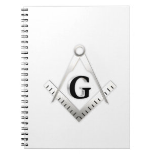 Freemasonry sign notebook