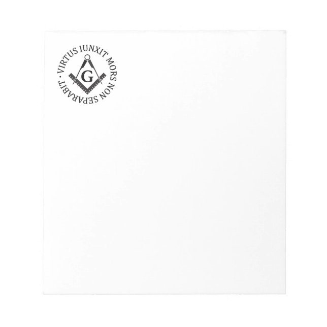 Freemasonry sign notepad (Front)