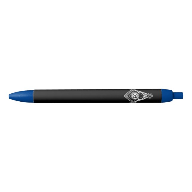 Freemasonry symbol black ink pen (Front)