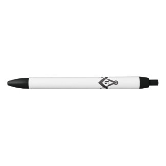 Freemasonry symbol black ink pen