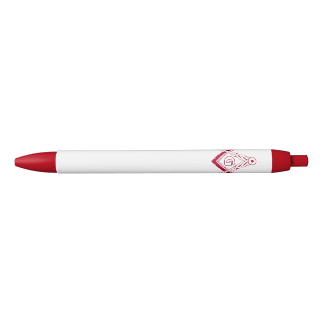 Freemasonry symbol black ink pen (Front)