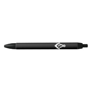 Freemasonry symbol black ink pen