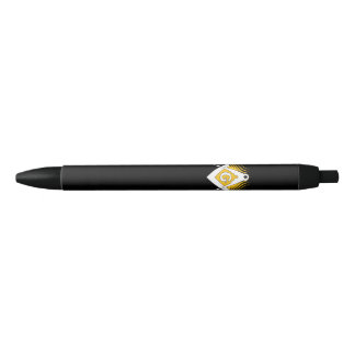 Freemasonry symbol black ink pen