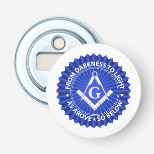 Freemasonry symbol bottle opener