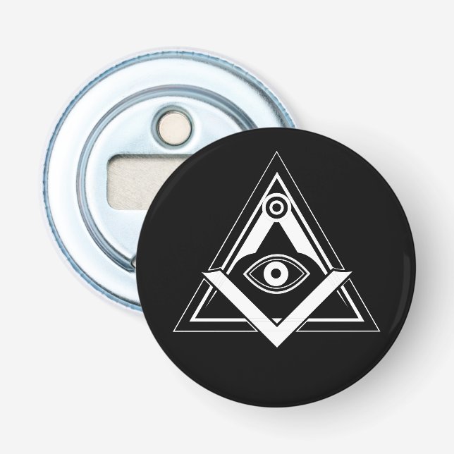 Freemasonry symbol bottle opener (Front)