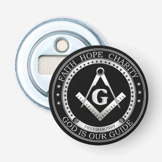 Freemasonry symbol bottle opener