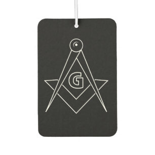 Freemasonry symbol car air freshener