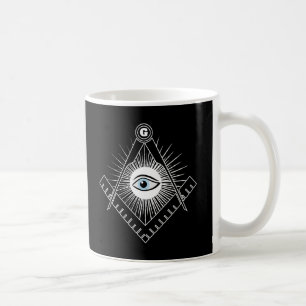 Freemasonry symbol coffee mug