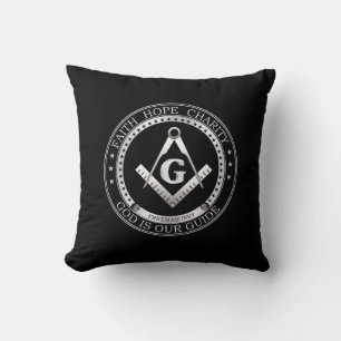 Freemasonry symbol cushion