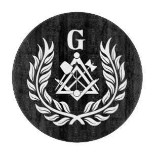 Freemasonry symbol cutting board