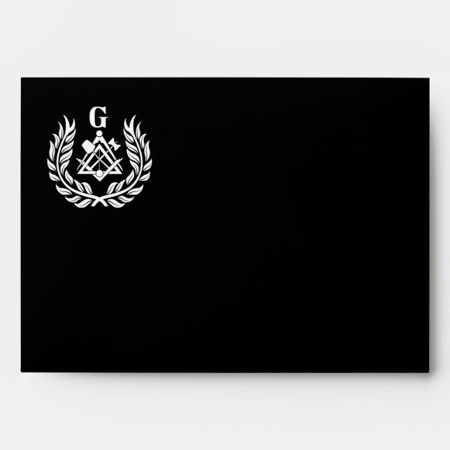 Freemasonry symbol envelope (Front)