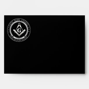 Freemasonry symbol envelopes