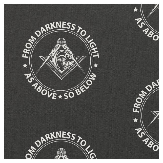 Freemasonry symbol fabric (Close Up)