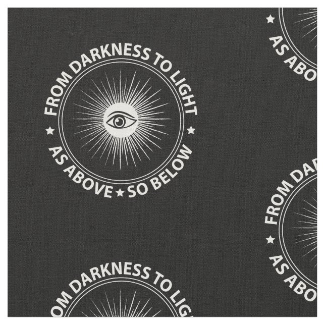 Freemasonry symbol fabric (Close Up)