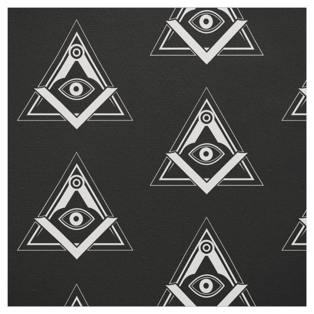 Freemasonry symbol fabric (Swatch)