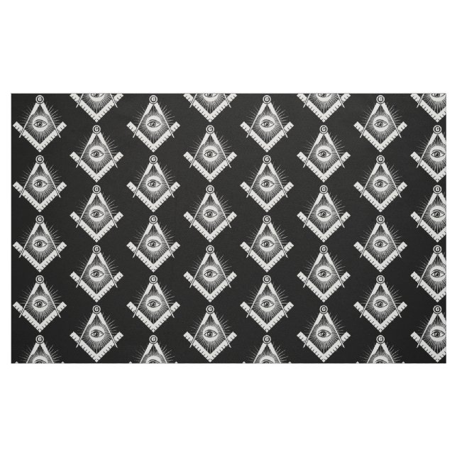 Freemasonry symbol fabric (Fat Quarter)