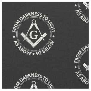 Freemasonry symbol fabric