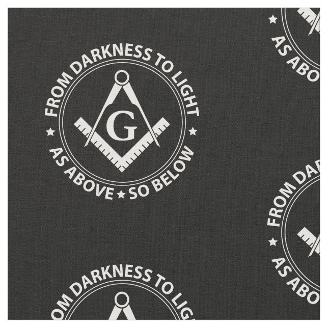 Freemasonry symbol fabric (Close Up)