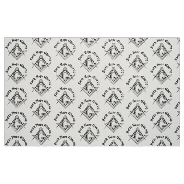 Freemasonry symbol fabric (Fat Quarter)