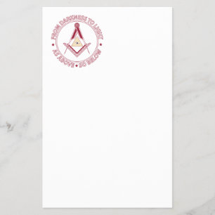 Freemasonry symbol flyer