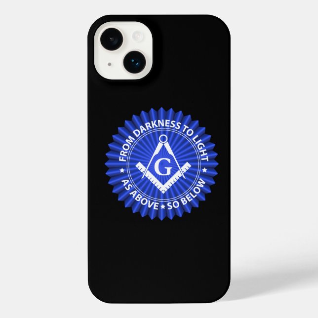 Freemasonry symbol iPhone case (Back)