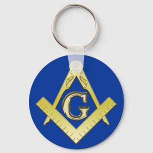 Freemasonry Symbol Keychain