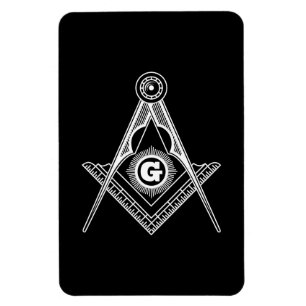 Freemasonry symbol magnet