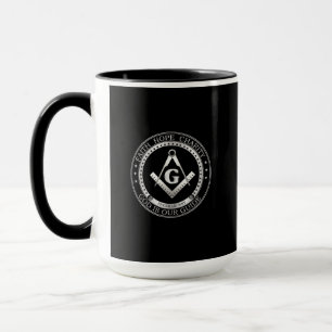 Freemasonry symbol mug