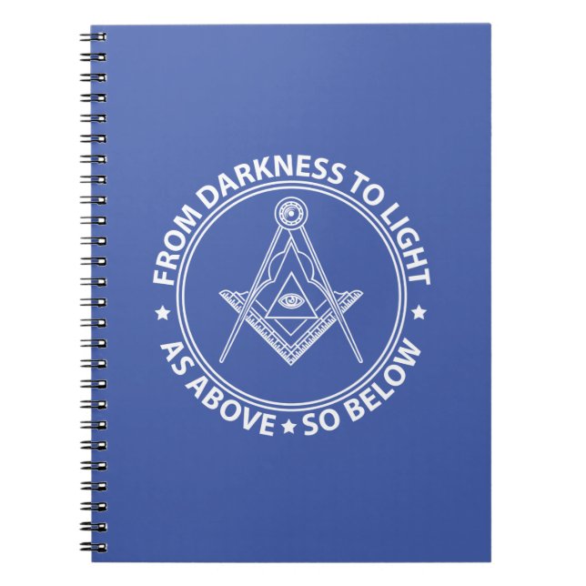 Freemasonry symbol notebook (Front)
