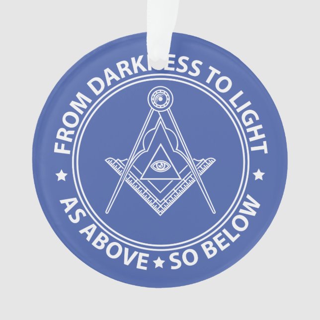 Freemasonry symbol ornament (Front)