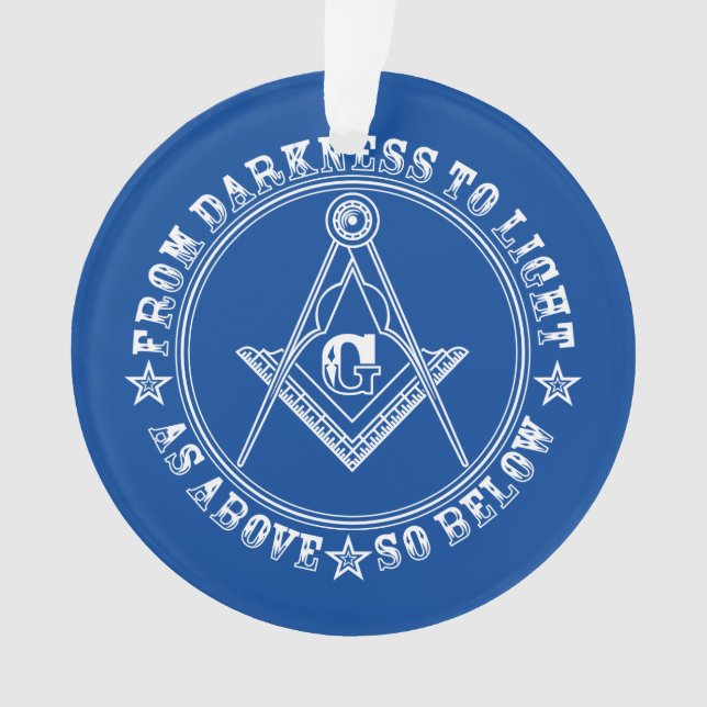 Freemasonry symbol ornament (Front)