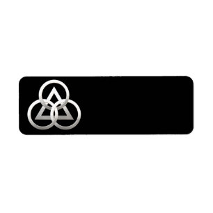 Freemasonry symbol return address label