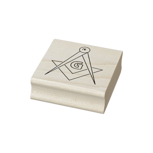 Freemasonry symbol rubber stamp (Stamp)