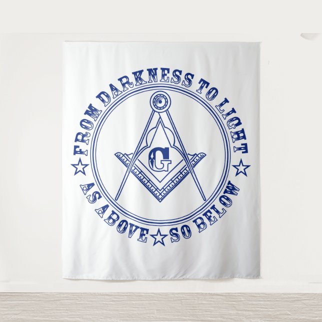 Freemasonry symbol tapestry (Front)