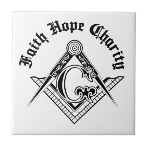 Freemasonry symbol tile