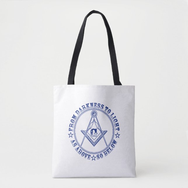 Freemasonry symbol tote bag (Front)