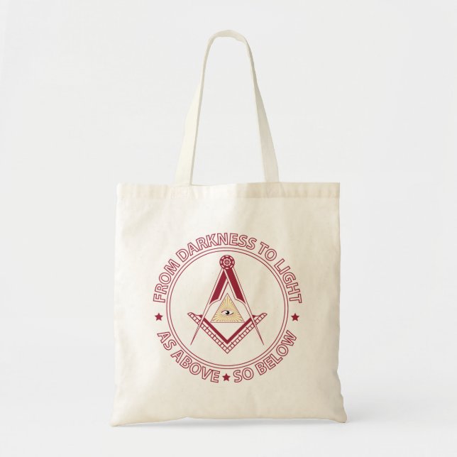Freemasonry symbol tote bag (Front)