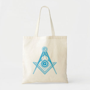 Freemasonry symbol tote bag