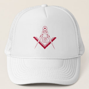 Freemasonry symbol trucker hat