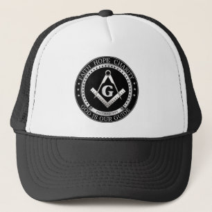 Freemasonry symbol trucker hat