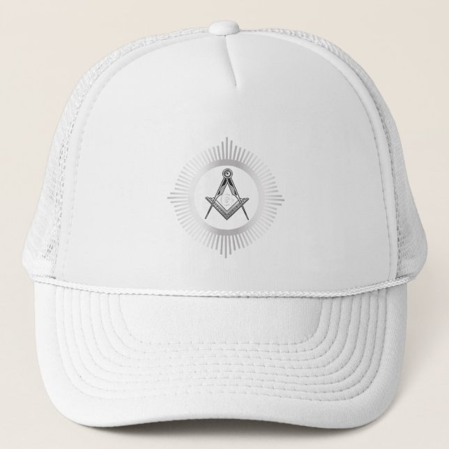 Freemasonry symbol trucker hat (Front)
