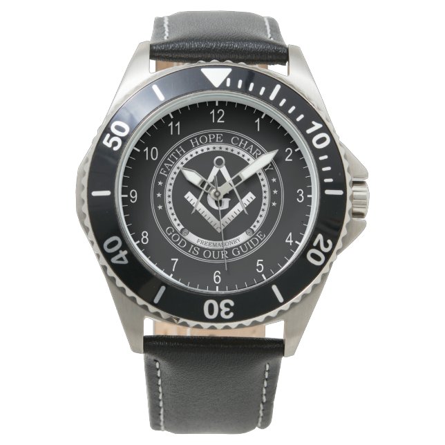 Freemasonry symbol watch (Front)