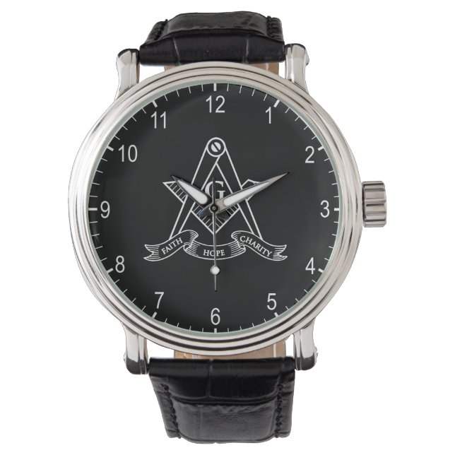 Freemasonry symbol watch (Front)