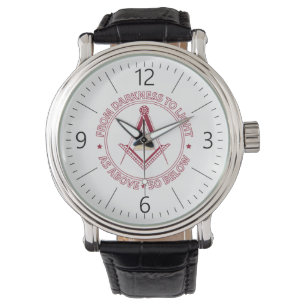 Freemasonry symbol watch